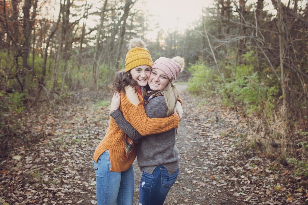 best friends fall session