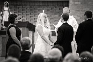 wedding ceremony at Blessed Sacrament Church